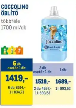 Metro Coccolino öblítő ajánlat