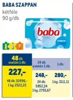 Metro Baba szappan ajánlat