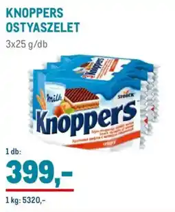 Metro Knoppers ostyaszelet ajánlat