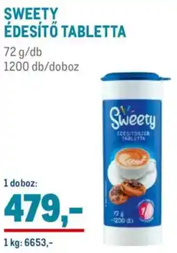Metro Sweety édesítő tabletta ajánlat