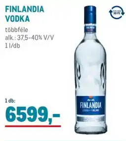 Metro Finlandia vodka ajánlat
