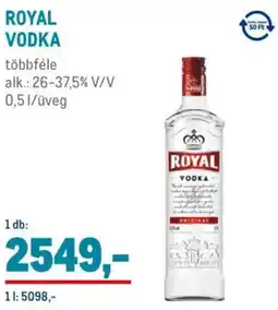 Metro Royal Vodka ajánlat