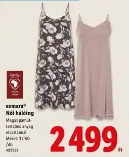 Lidl esmara Női hálóing ajánlat