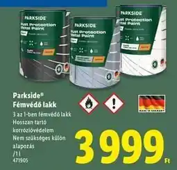 Lidl PARKSIDE Fémvédő lakk ajánlat