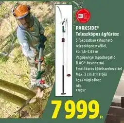 Lidl PARKSIDE Teleszkópos ágfűrész ajánlat