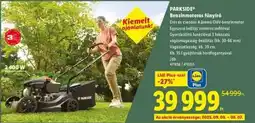 Lidl PARKSIDE Benzinmotoros fűnyíró ajánlat