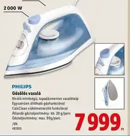 Lidl PHILIPS Gőzölős vasaló ajánlat