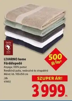 Lidl LIVARNO home Fürdőlepedő ajánlat