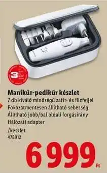Lidl Manikűr-pedikűr készlet ajánlat