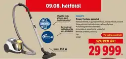 Lidl PHILIPS Power cyclone porszívó ajánlat