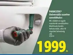 Lidl PARKSIDE Univerzális szaniter szerelőkulcs ajánlat