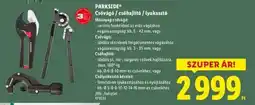 Lidl PARKSIDE Csővágó / csőhajlító / lyukasztó ajánlat