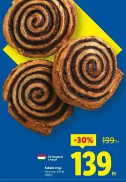 Lidl Kakaós csiga ajánlat