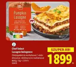 Lidl CHEF SELECT Lasagne bolognese ajánlat