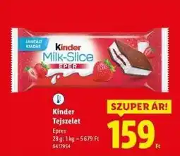 Lidl KINDER Tejszelet ajánlat