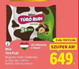 Lidl MIZO Túró Rudi ajánlat