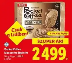 Lidl Pocket Coffee Mocaccino jégkrém ajánlat