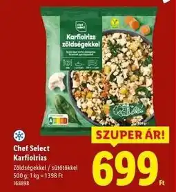 Lidl Chef Select Karfiolrizs ajánlat