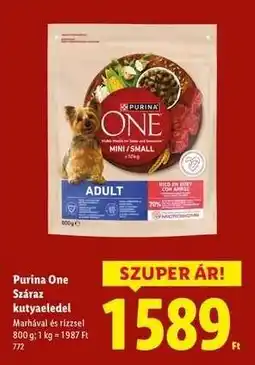 Lidl PURINA ONE Száraz kutyaeledel ajánlat
