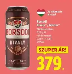 Lidl Borsodi Bivaly / Mester ajánlat