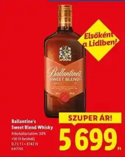 Lidl Ballantine's Sweet Blend Whisky ajánlat