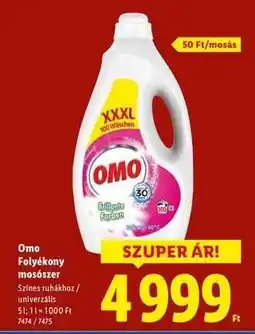 Lidl OMO Folyékony mosószer ajánlat