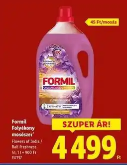 Lidl FORMIL Folyékony mosószer ajánlat