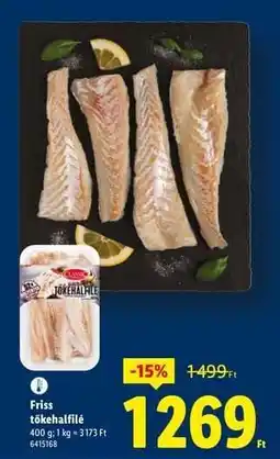 Lidl Friss tőkehalfilé ajánlat