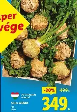 Lidl Zeller zölddel ajánlat