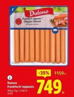 Lidl DULANO Frankfurti roppanós ajánlat