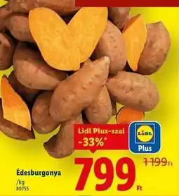 Lidl Édesburgonya ajánlat