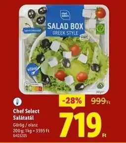 Lidl Chef Select Salátatál ajánlat
