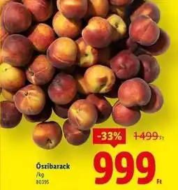 Lidl Őszibarack ajánlat