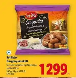 Lidl SOL&MAR Burgonyakrokett ajánlat