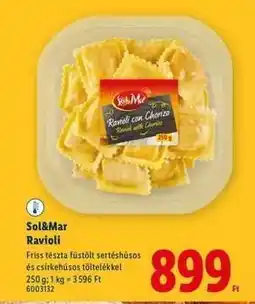 Lidl SOL&MAR Ravioli ajánlat