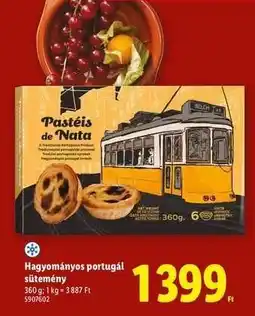 Lidl Hagyományos portugál sütemény ajánlat