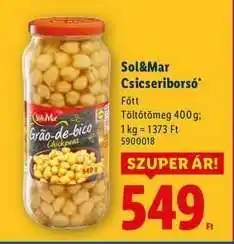 Lidl SOL&MAR Csicseriborsó ajánlat
