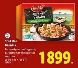 Lidl Sol&Mar Garnéla ajánlat