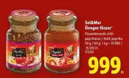 Lidl SOL&MAR Üveges fűszer ajánlat