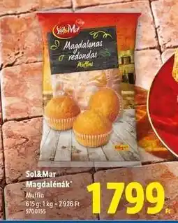 Lidl SOL&MAR Magdalénák ajánlat
