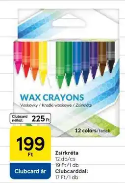 Tesco Wax Crayons ajánlat