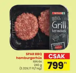 Spar SPAR BBQ hamburgerhús ajánlat