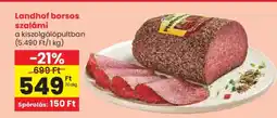 Spar Landhof borsos szalámi ajánlat