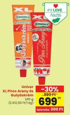 Spar Univer XL Piros Arany és Gulyáskrém ajánlat