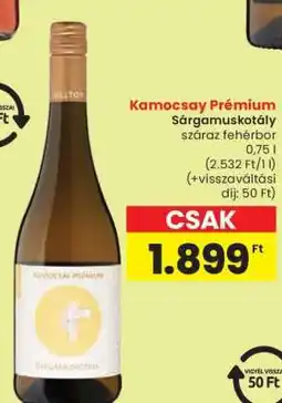 Spar KAMOCSAY PRÉMIUM Sárgamuskotály ajánlat