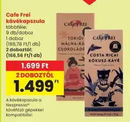 Spar CAFE FREI Kávékapszula ajánlat