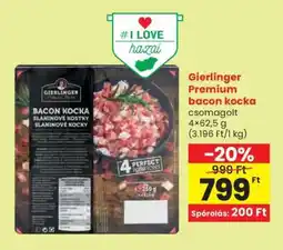 Spar Gierlinger Premium bacon kocka ajánlat