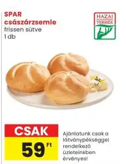 Spar SPAR császárzsemle ajánlat