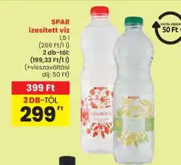 Spar SPAR ízesített víz ajánlat