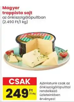 Spar Magyar Trappista Sajt ajánlat